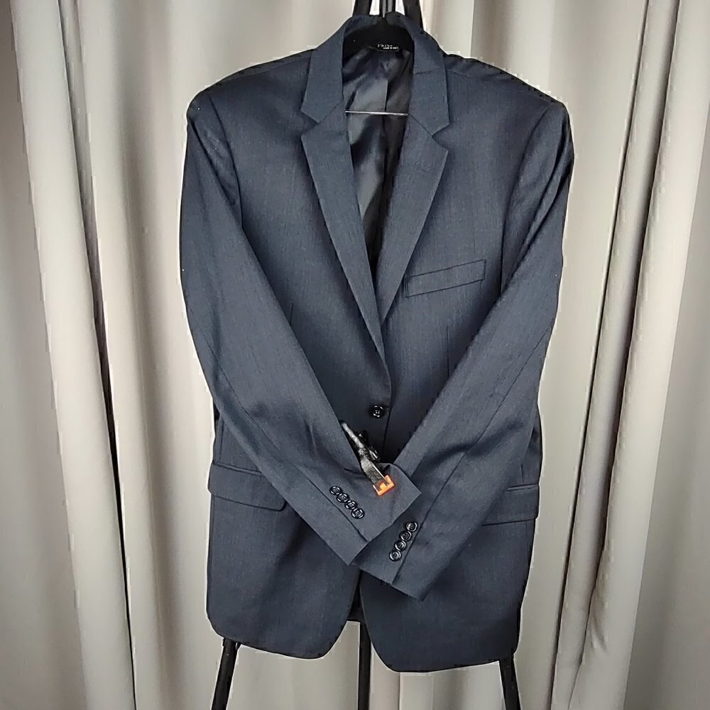 Jos. A. Bank Slim Fit Dark Blue Suit Jacket Size 44L - Picture 2 of 10
